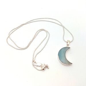 Adjustable Amazonite Moon Necklace